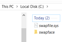 Choosing the Swapface installation folder on Windows