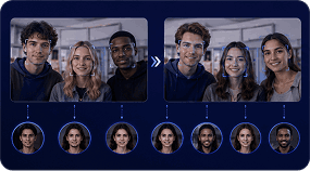 Swapface video faceswap: multi-face detection and replacement preview